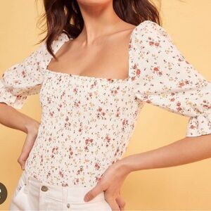 Reformation clementine top in Veronica